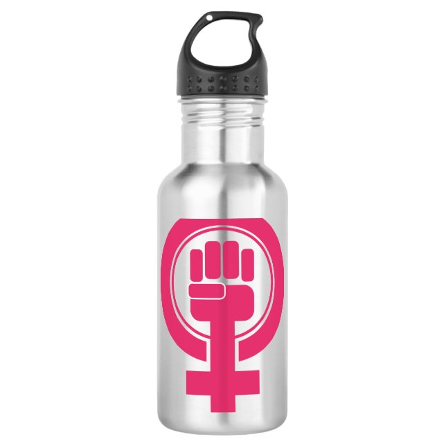 Garrafa Símbolo de resistência feminina (Frente)