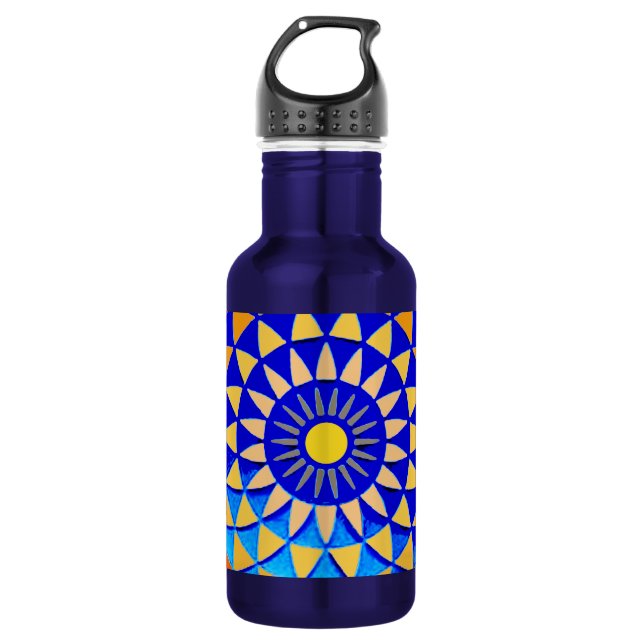 Garrafa Símbolo Mandala de Perfeição (Frente)