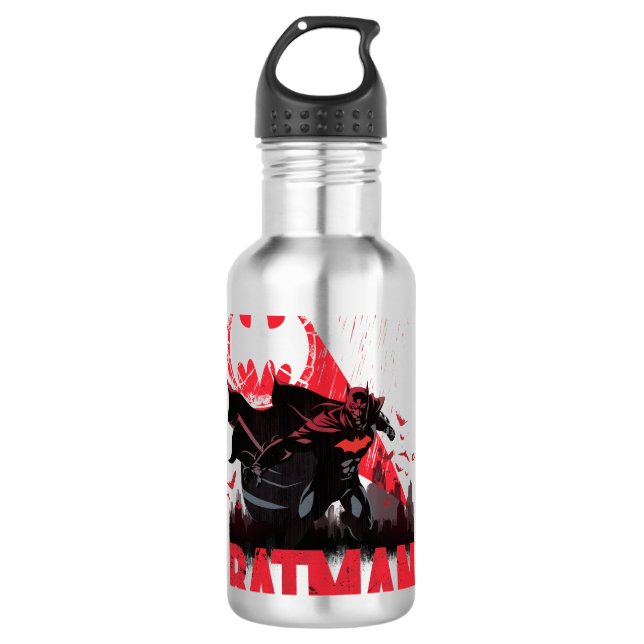 Garrafa Sinal de Bat Batman Crimson (Frente)