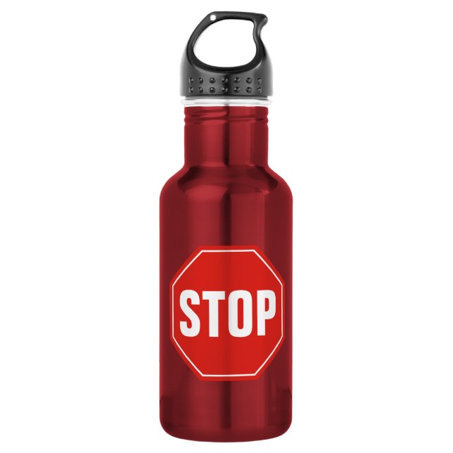 Garrafa Sinal de STOP (Frente)