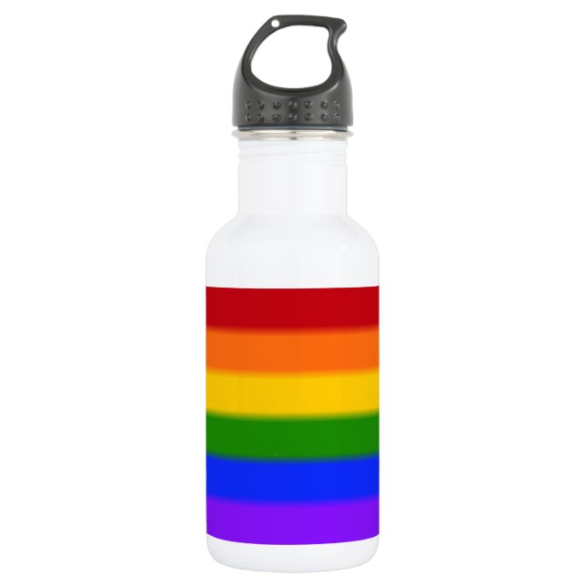 Garrafa Sinalizador de Orgulho gay de queda (Frente)