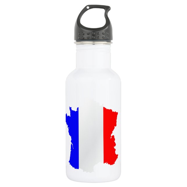 Garrafa Sinalizador do mapa da França - (Frente)