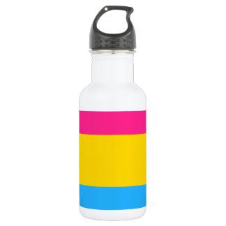 Garrafa Sinalizador do Orgulho Pansexual