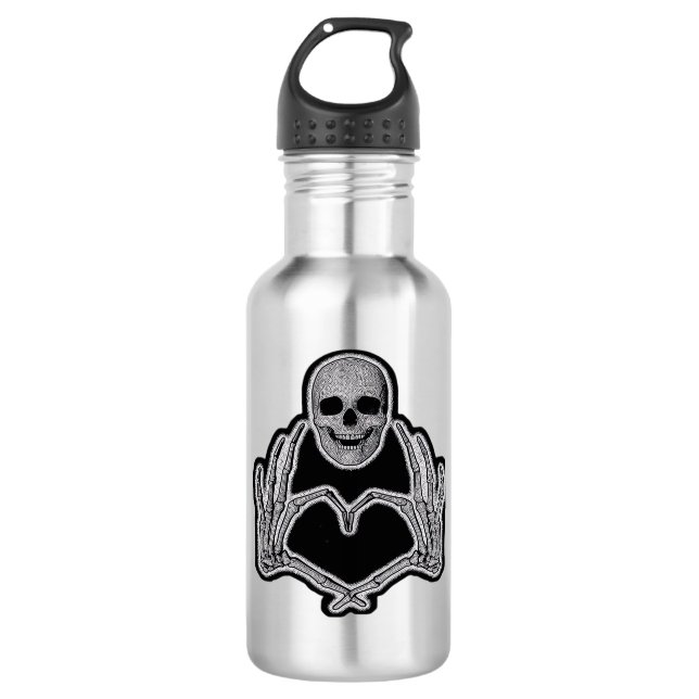 Garrafa Skeleton Heart Hands Classic (Frente)