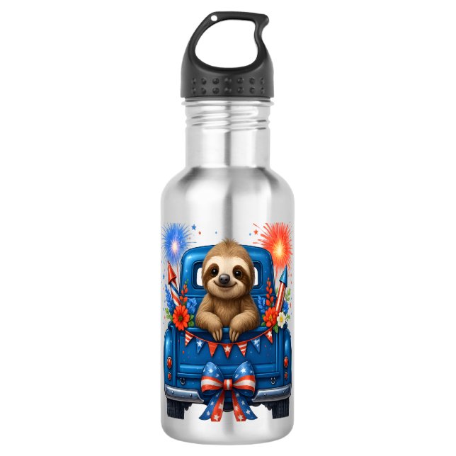 Garrafa Sloth 4 de julho nos Estados Unidos (Frente)