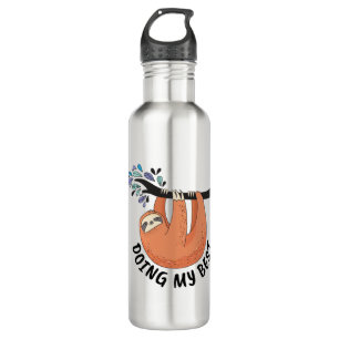 Garrafa Sloth fazendo o meu melhor