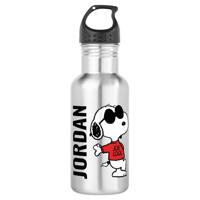 Garrafa Snoopy "Joe Legal" em pé (Frente)