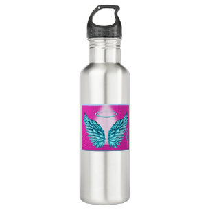 Garrafa "Sonho como Angelic Wings e Halo"