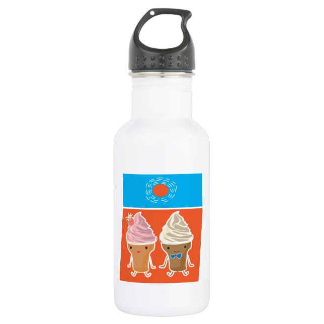 Garrafa sorvete e banho-sol (Frente)