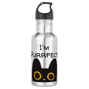 Garrafa Sou Gatinho Preto Fofo Perfeito