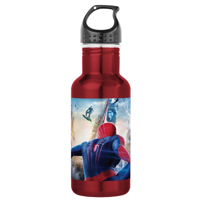 Garrafa Spider-Man Water Bottle – Marvel Superhero Sports  (Frente)