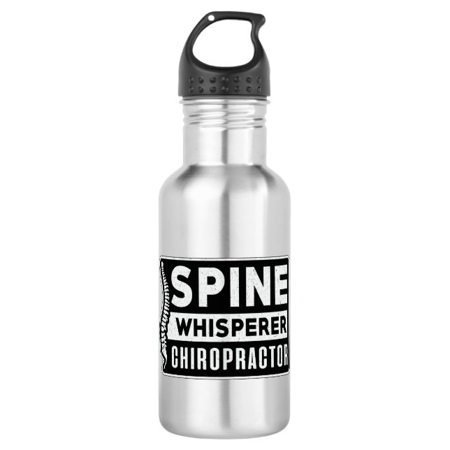 Garrafa Spine Whisperer Chiropractor Chiro Chiropractic (Frente)