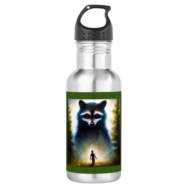 Garrafa Spirit Animal Raccoon 2 (Frente)
