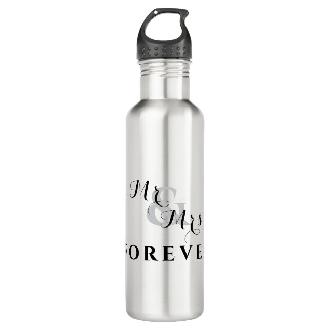 Garrafa Sr. e Sra. Forever Stainless Water Bottle (Frente)
