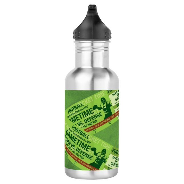 Garrafa Stainless Steel Water Bottle Football Game Tickets (Direita)
