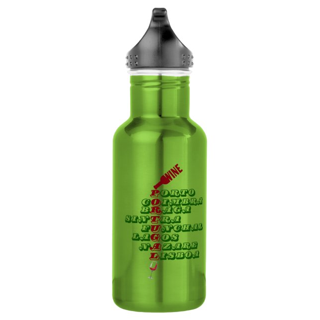 Garrafa Stainless Steel Water Bottle - Portuguese Wines (Direita)