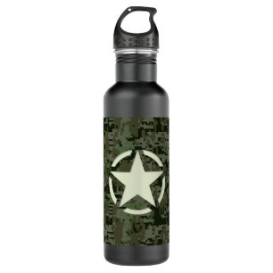 Garrafa Star Stencil Vintage Digital Camouflage Style