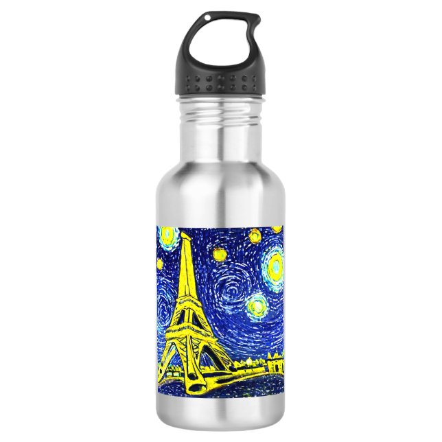 Garrafa Starry Night Paris França (Frente)