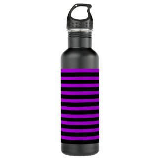 Garrafa Stripes Roxo e Preto |