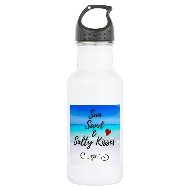 Garrafa Sun Sand e Salty Kisses Tropical Beach (Frente)