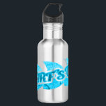 Garrafa Surf aqua azul<br><div class="desc">Escapar para o mar com este Surf aqua azul-tonado bebedeira-água. Ideal para um surf ou bebê de praia. Projetada exclusivamente por Sarah Trett.</div>