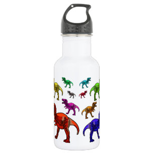 Garrafa T-Rex Colorido