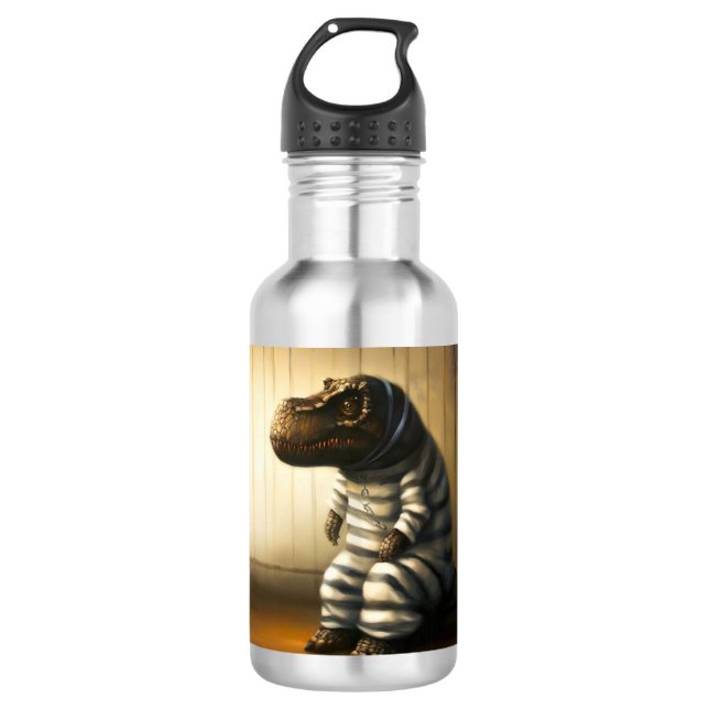 Garrafa T Rex Na Prisão (Frente)