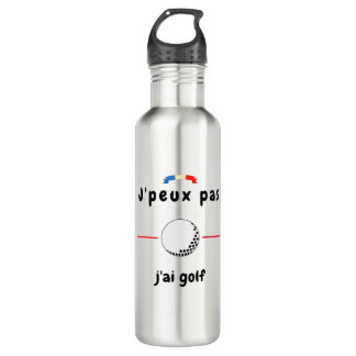 Garrafa T-shirt Je peux pas j'ai Golf