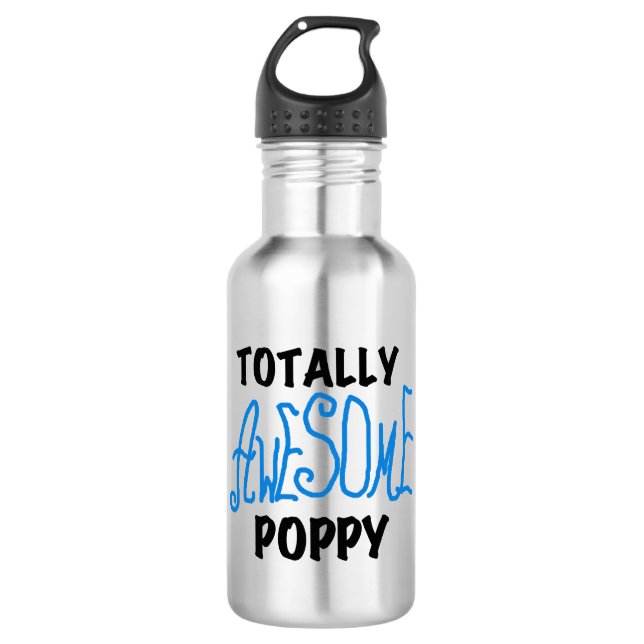 Garrafa T-shirts Poppy totalmente incríveis e (Frente)