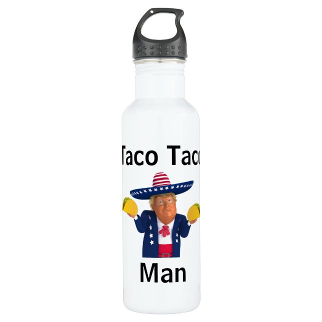 Garrafa Taco Taco Man Water Bottle (Frente)