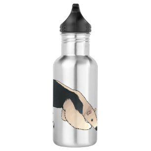 Garrafa Tamandua ilustração de desenho animado