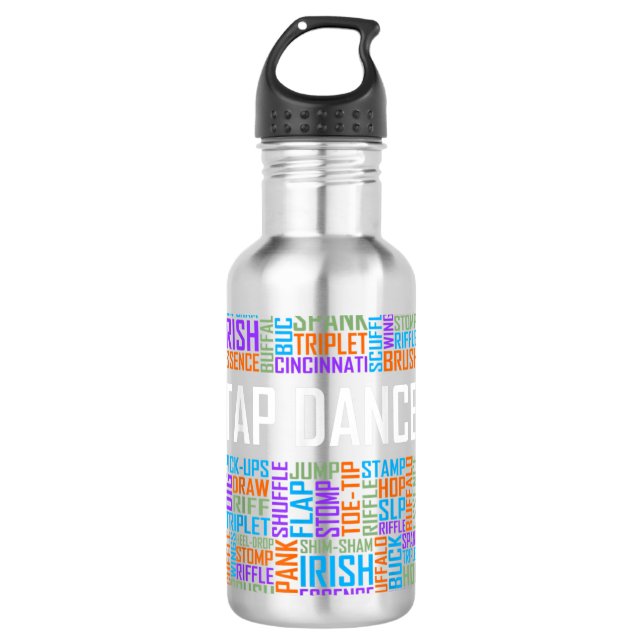 Garrafa Tap Dance Words Lover Tap DancerDancing Professor (Frente)