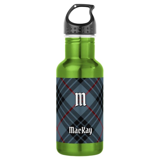 Garrafa Tartan Azul Clan MacKay (Frente)