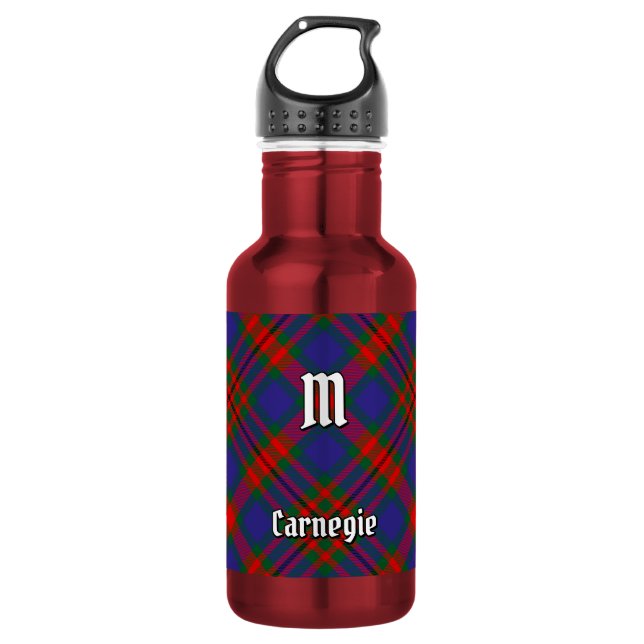 Garrafa Tartan do Clã Carnegie (Frente)