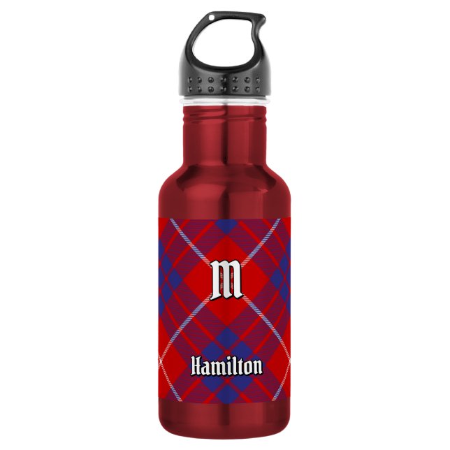 Garrafa Tartan Vermelho Clan Hamilton (Frente)