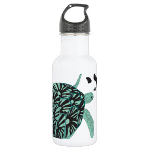 Garrafa Tartaruga de mar verde de Havaí e ilhas de Havaí