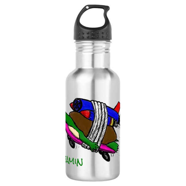 Garrafa Tartaruga voadora (Frente)