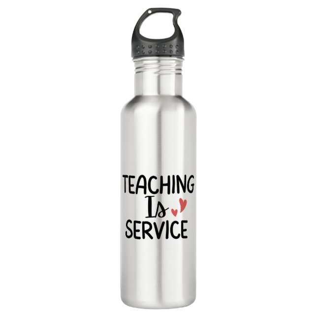 Garrafa 'Teaching Is Service' Teacher Appreciation Gift  (Frente)