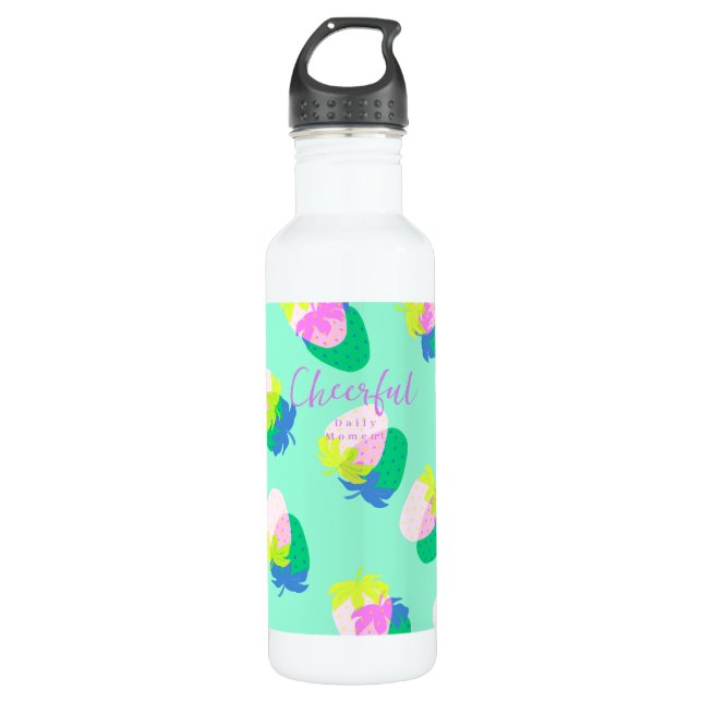 Garrafa Teal de Morango (Frente)