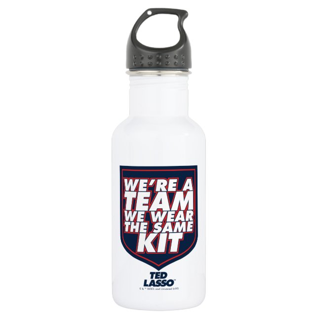 Garrafa Ted Lasso | We're A Team Typography Graphic (Frente)