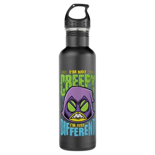 Garrafa Teen Titans Go! | Raven "Não assustador sou difere (Frente)