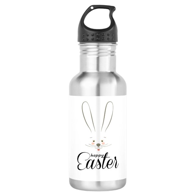 Garrafa Tendência da festa de feriado de FELZ PASCOA BUNNY (Frente)