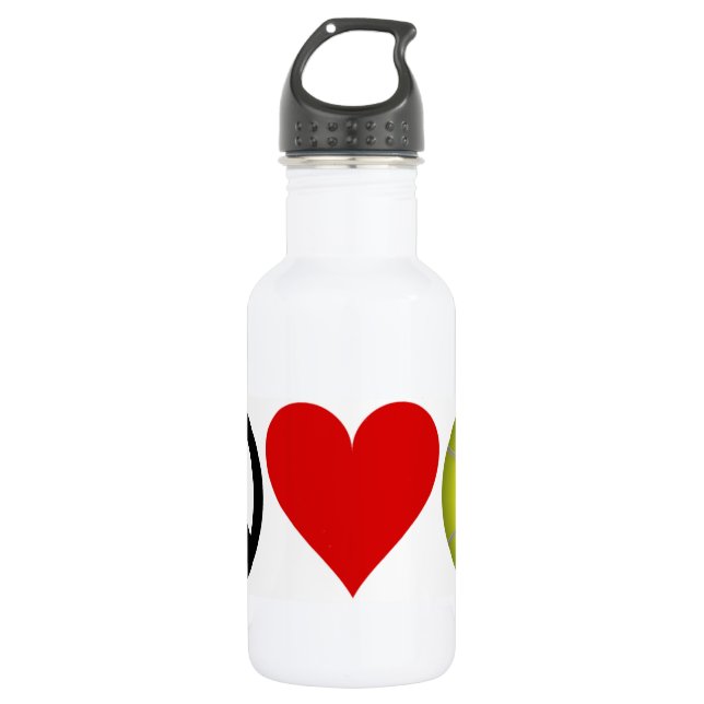 Garrafa Tênis do amor da paz (Frente)