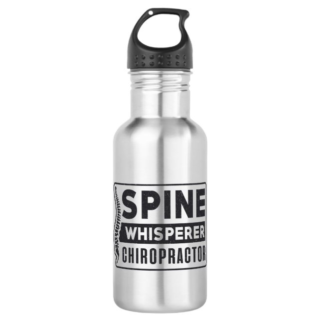 Garrafa Terapêutica com Chiropractor com Suspiro da Espinh (Frente)