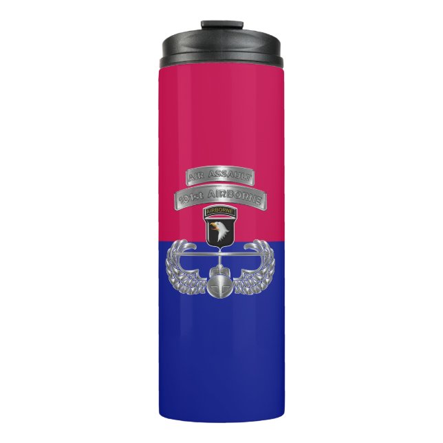 Garrafa Térmica 1010Assalto Aéreo Da Divisão De Aeronaves Da rua (Frente)