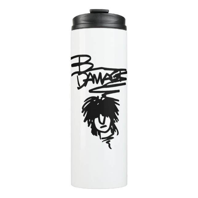 Garrafa Térmica 12 oz. Oficial Brian "Damage" Tumbler térmico  (Frente)