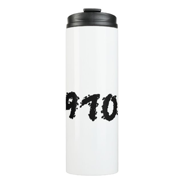 Garrafa Térmica 1970 Foi O Melhor Ano Vestido (Frente)