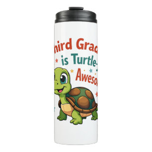 Garrafa Térmica 3º ano de Turtle y incrível 3º ano de volta a Sch