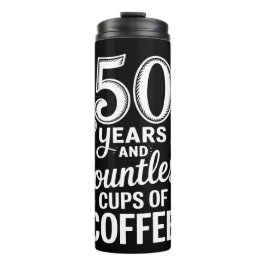 Garrafa Térmica 50 Anos e Inúmeras Xícaras de Café 