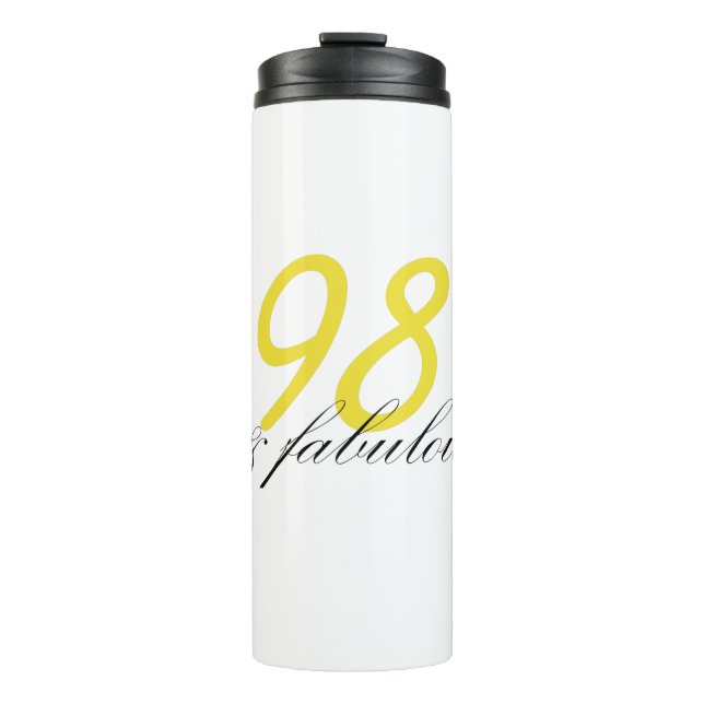 Garrafa Térmica 98 & Fabulous (Frente)